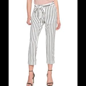 NWT Banana Republic Avery Striped Capri Pants Sz 4